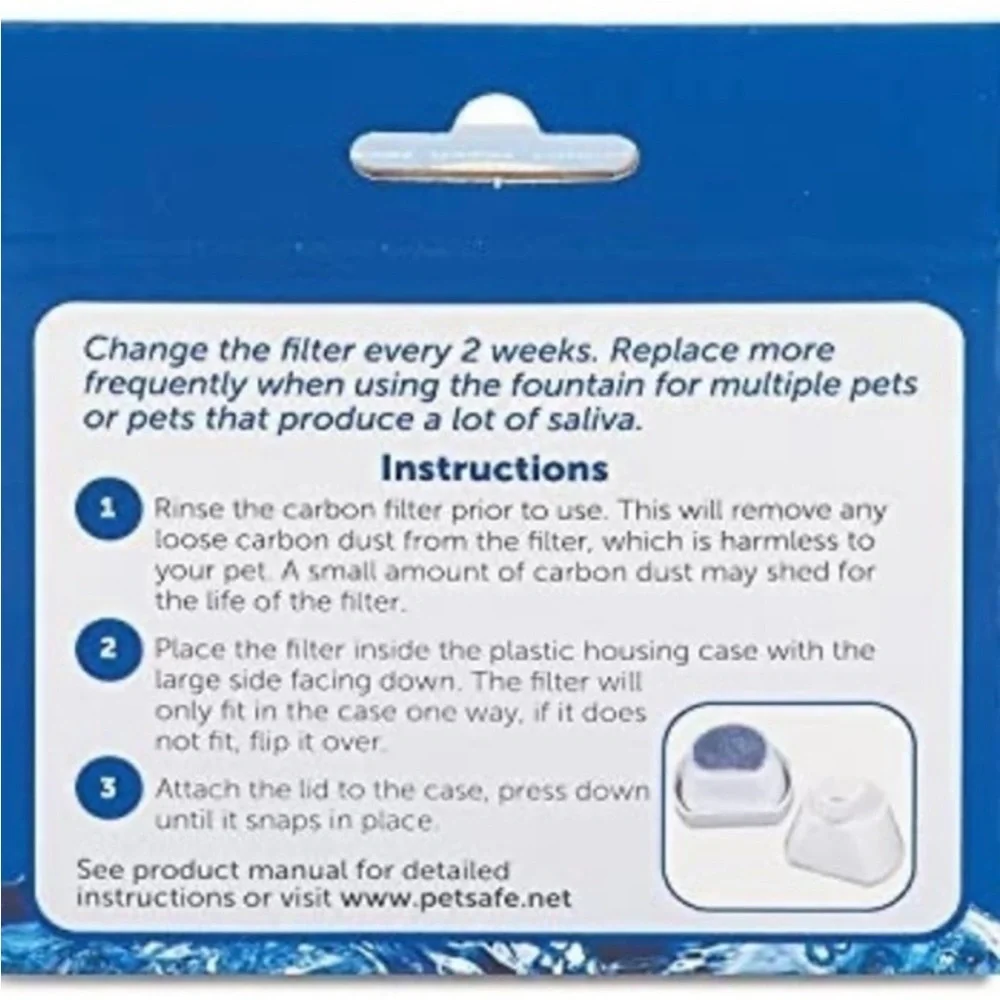 11 replacement carbon filters for pet safe cat water fountain refills